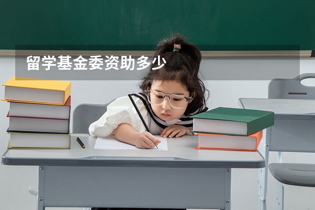 留学基金委资助多少