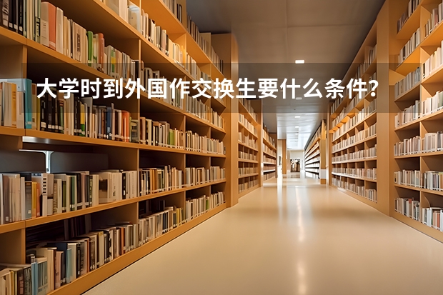 大学时到外国作交换生要什么条件？