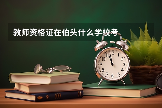 教师资格证在伯头什么学校考