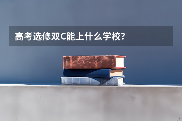 高考选修双C能上什么学校？