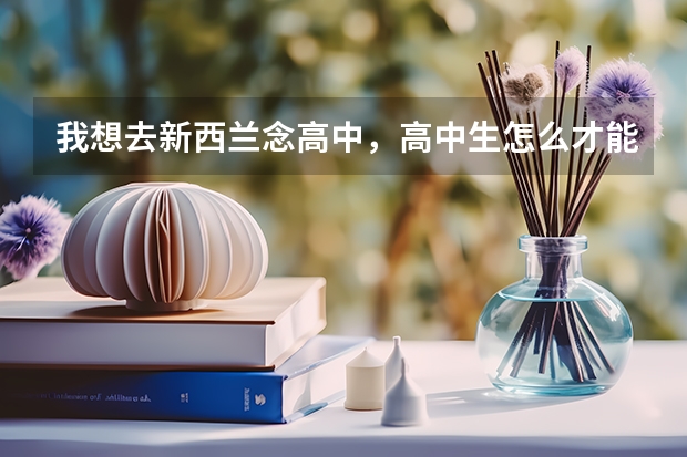 我想去新西兰念高中，高中生怎么才能申请新西兰留学？