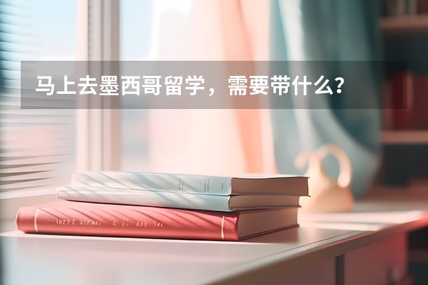 马上去墨西哥留学，需要带什么？