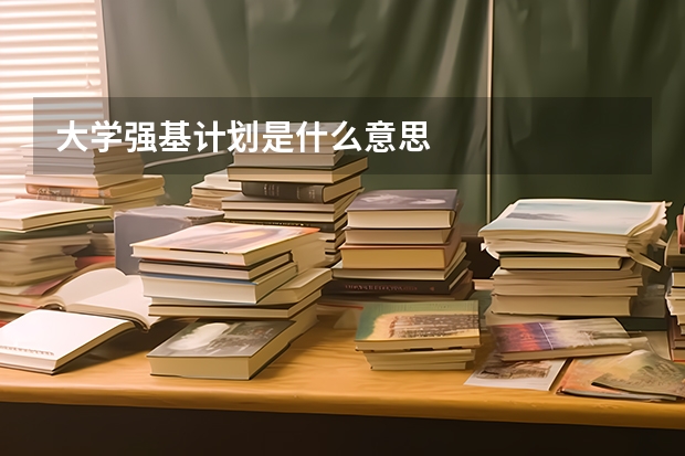 大学强基计划是什么意思