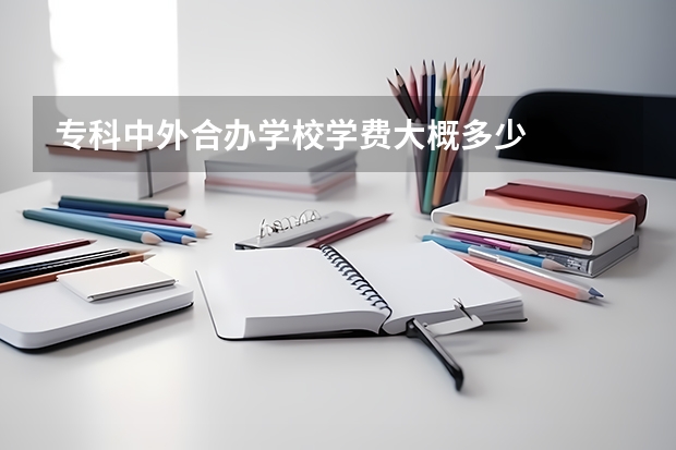 专科中外合办学校学费大概多少